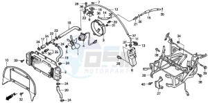 CN250 HELIX drawing RADIATOR