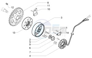 X9 500 Evolution (USA) drawing Flywheel magneto