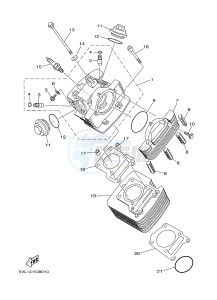 YB125 (2CS1) drawing CYLINDER