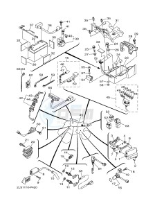 YFM700R YFM70RSSH RAPTOR 700R SE2 (B469) drawing ELECTRICAL 1