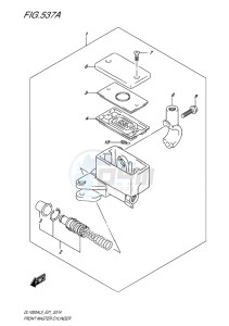 DL1000 ABS V-STROM EU drawing FRONT MASTER CYLINDER