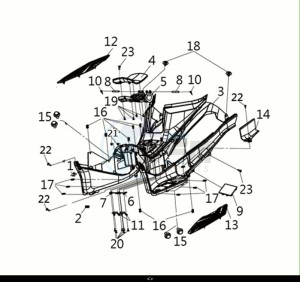 HD 300I ABS (LS30W2-EU) (E5) (M1) drawing FLOOR PANEL