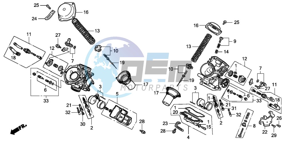 CARBURETOR (COMPONENT PARTS)