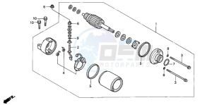 CBR600FS drawing STARTING MOTOR