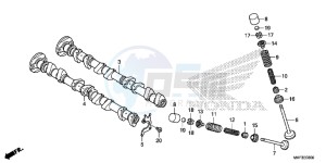 CBR1000S1H 2ED - (2ED) drawing CAMSHAFT/ VALVE