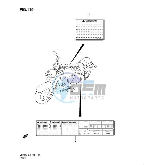 LABEL (VLR1800L1 E19)