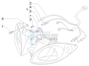 X9 250 Evolution drawing Head lamp