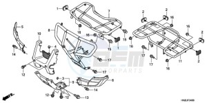 TRX500FA9 Australia - (U) drawing CARRIER