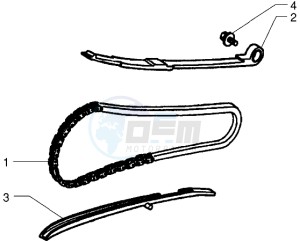 X9 250 drawing Timing chain-Chain tensioner