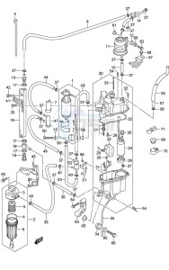 DF 200 drawing Fuel Pump/Fuel Vapor Separator