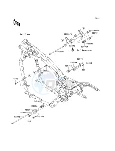 VN 1600 D [VULCAN 1600 NOMAD] (D6F-D8FA) D7FA drawing ENGINE MOUNT