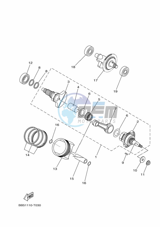 CRANKSHAFT & PISTON