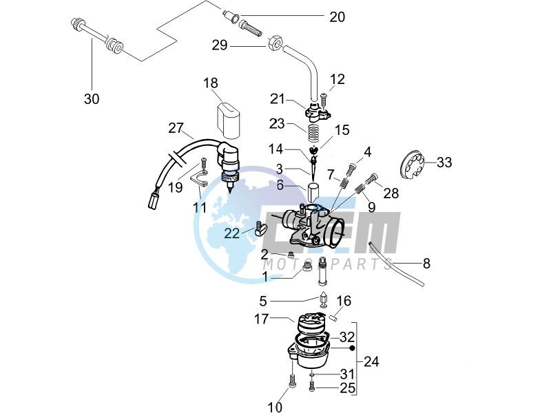 Carburetors components