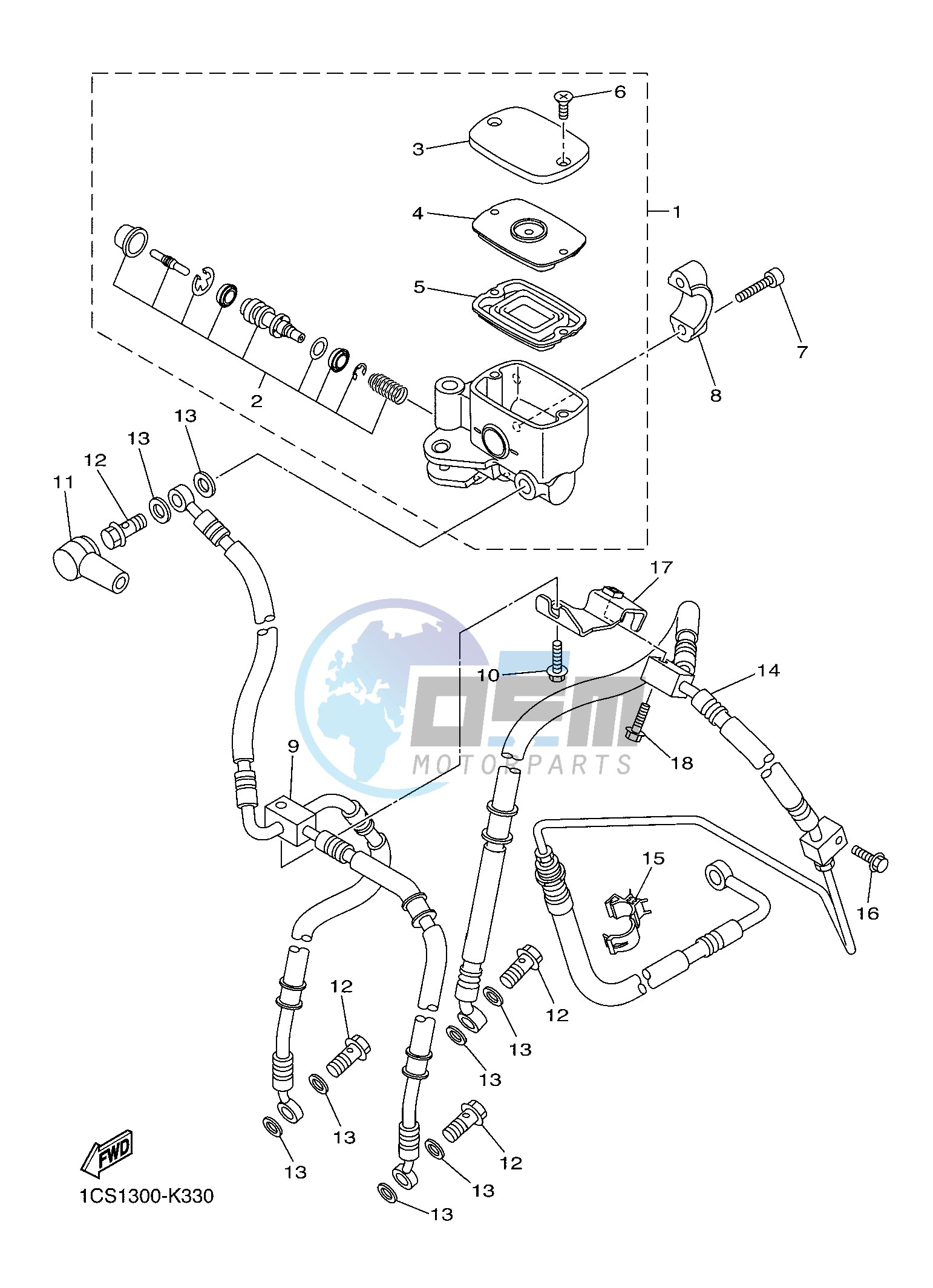 FRONT MASTER CYLINDER