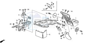 SGX50 drawing REAR FENDER