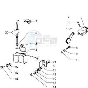 PX 150 E drawing Electronic ignition device