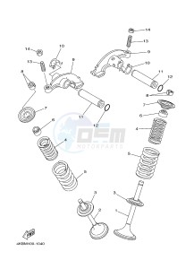 YFM350R YFM350RD RAPTOR 350 (10PA) drawing VALVE