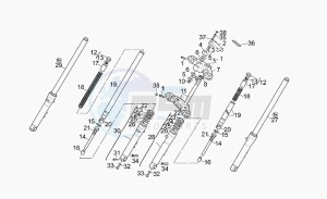 California 1100 Stone Stone drawing Front fork