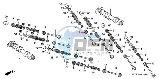 CAMSHAFT/VALVE (FRONT)