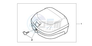 SFX50S drawing TOP BOX 26L