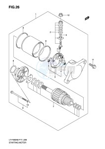 LT-F400 (P17) drawing STARTING MOTOR (MODEL K8 K9)