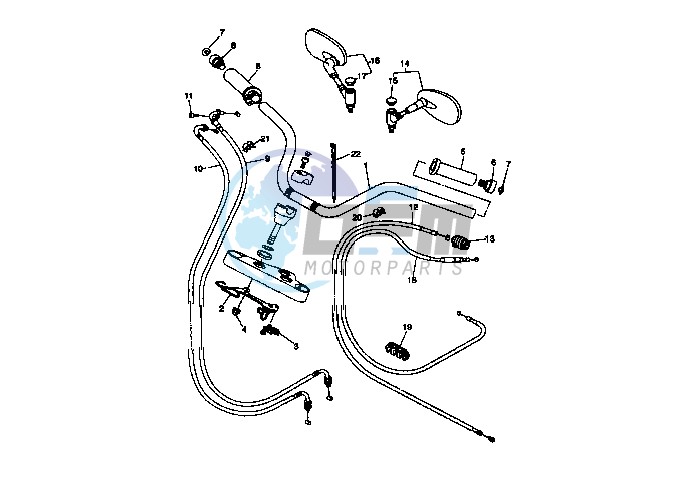 STEERING HANDLE - CABLE