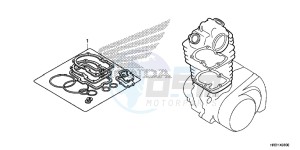 TRX420FE1H Europe Direct - (ED) drawing GASKET KIT A