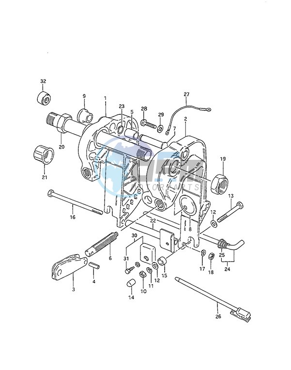 Clamp Bracket (1988 to 1993)