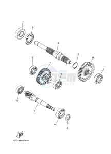 GPD150A GPD150-A NMAX 150 (BV41) drawing TRANSMISSION