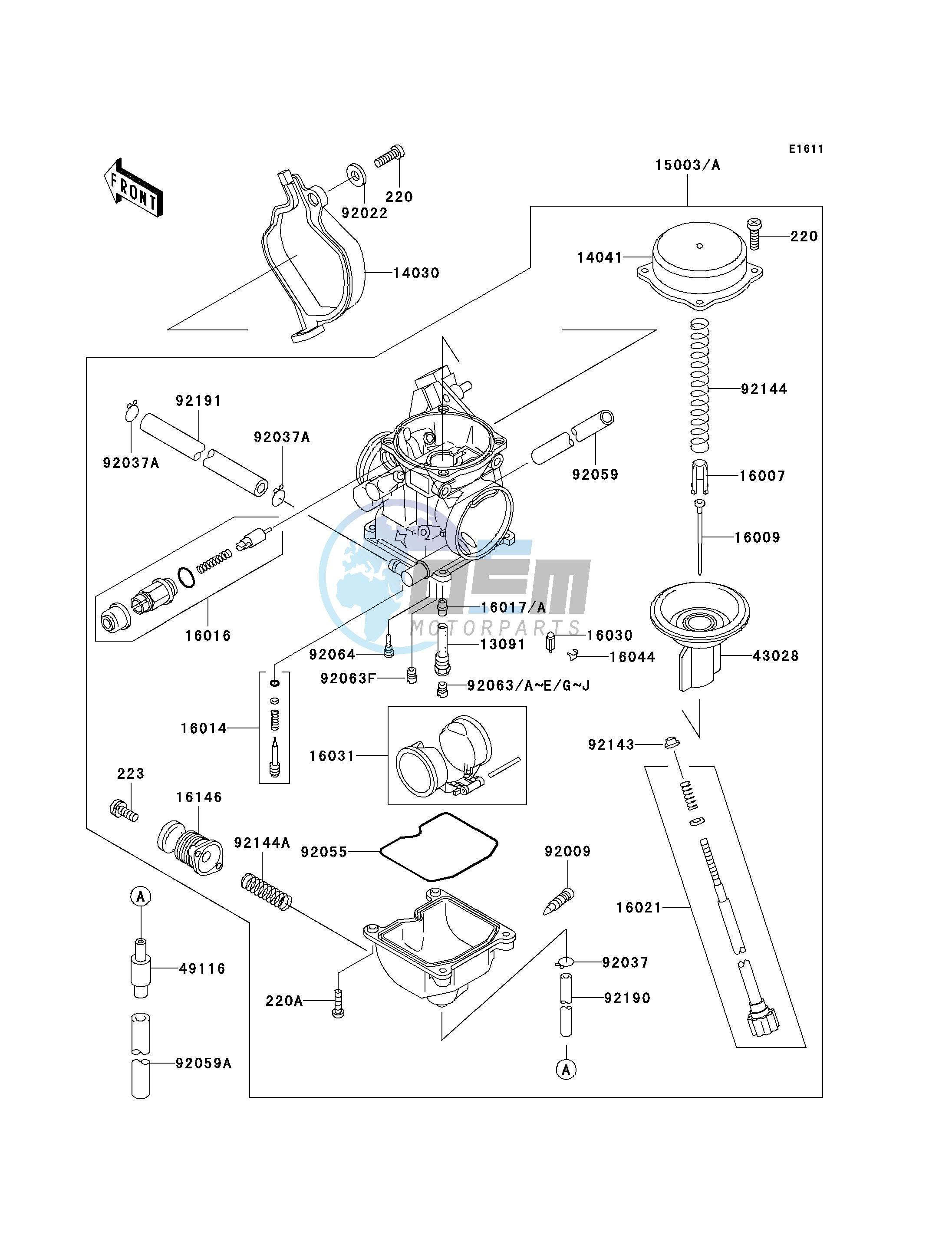 CARBURETOR --  - VF400AE515522- -