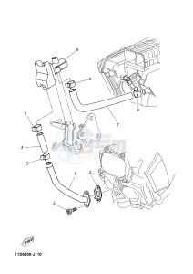 XT660Z TENERE (2BD3) drawing AIR INDUCTION SYSTEM