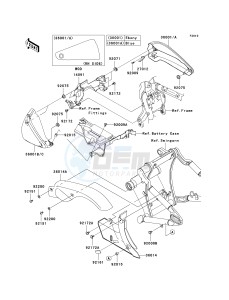 VN 2000 A [VULCAN 2000] (A6F-A7F) A7F drawing SIDE COVERS_CHAIN COVER