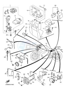 XJ6N 600 XJ6-N (NAKED) (20SJ) drawing ELECTRICAL 2