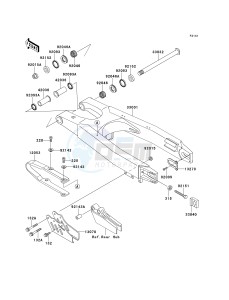 KX 250 L [KX250] (L3) [KX250] drawing SWINGARM