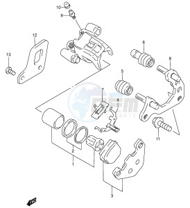 RM80 (P3-P28) drawing REAR CALIPER