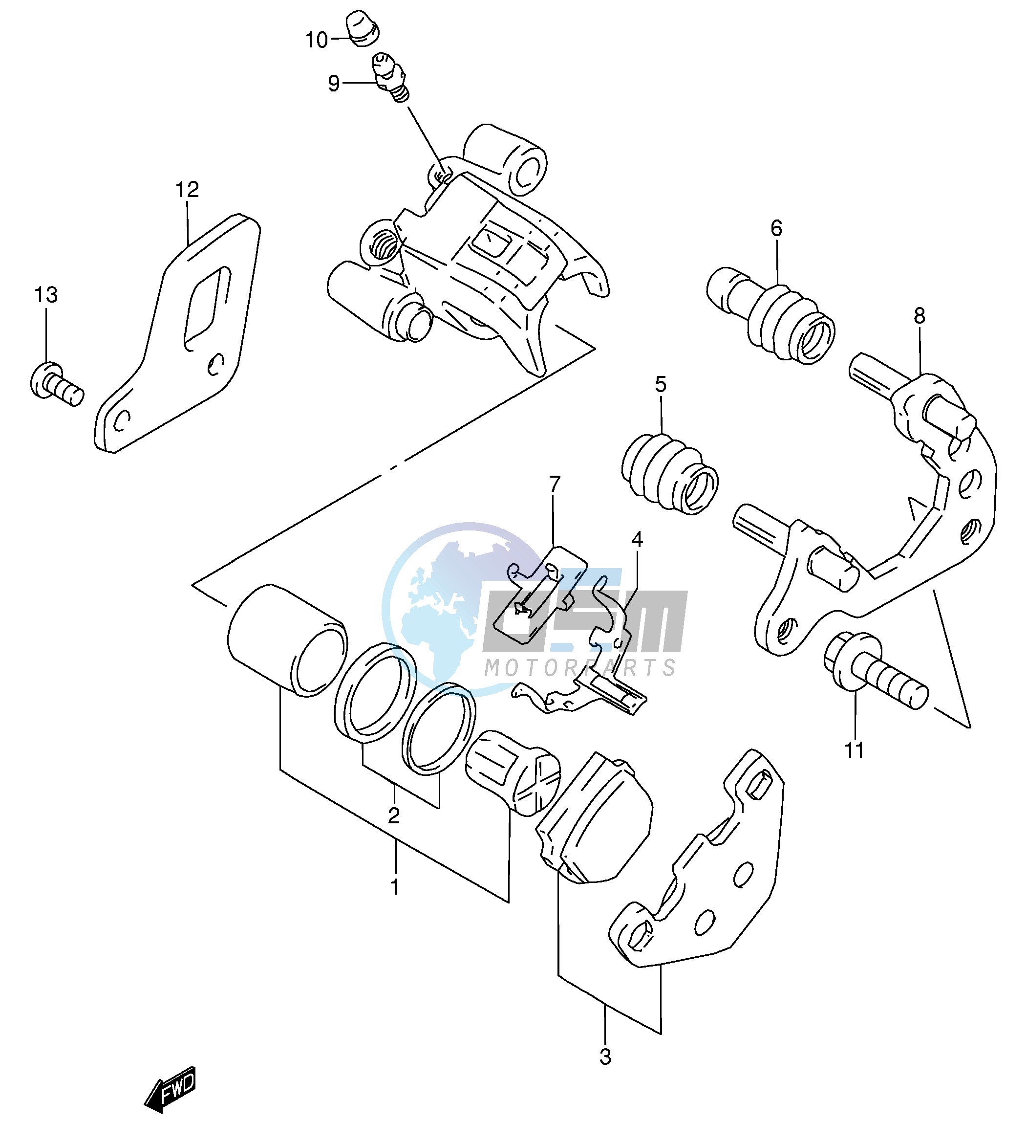 REAR CALIPER