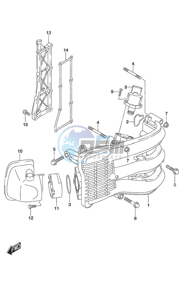 Intake Manifold/ Silencer/Exhaust Cover