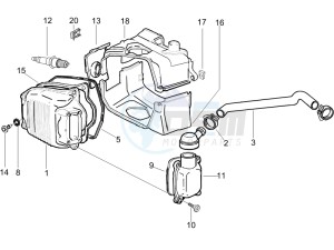 LXV 150 4T USA drawing Cylinder head cover