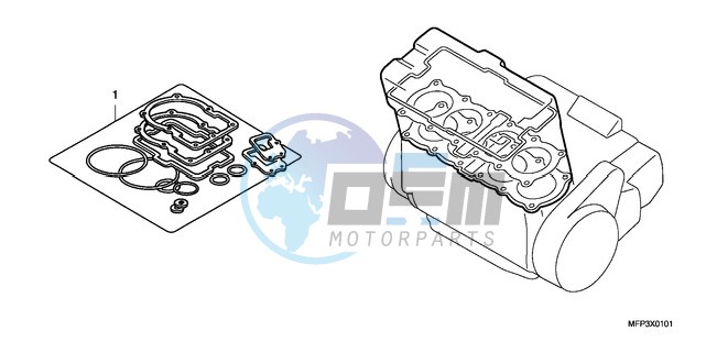 GASKET KIT A (CB13009/S9/A9/SA9)