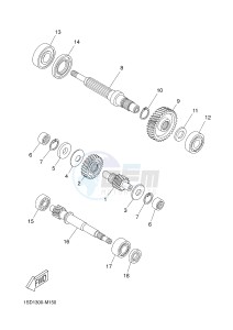 YPR400RA XMAX 400 ABS EVOLIS 400 ABS (1SDF) drawing TRANSMISSION