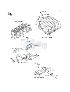 ZX 600 R [NINJA ZX-6R MONSTER ENERGY] (R9FA) R9FA drawing FUEL INJECTION