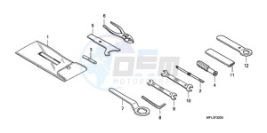 CBR1000RR9 BR / MME - (BR / MME) drawing TOOLS