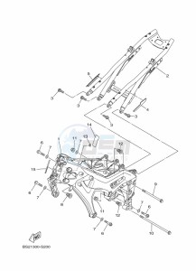 MT-09 MTN850-A (BS2G) drawing FRAME