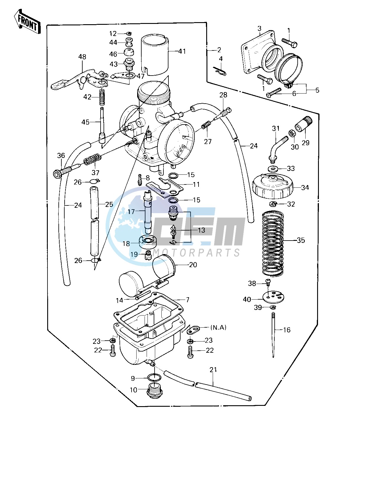 CARBURETOR -- 80 A1- -