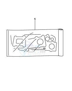 AN650 BURGMAN drawing FOOTBOARD BRACKET