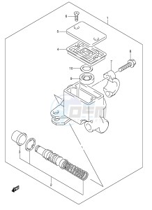 LT-Z250 (E28-E33) drawing FRONT MASTER CYLINDER