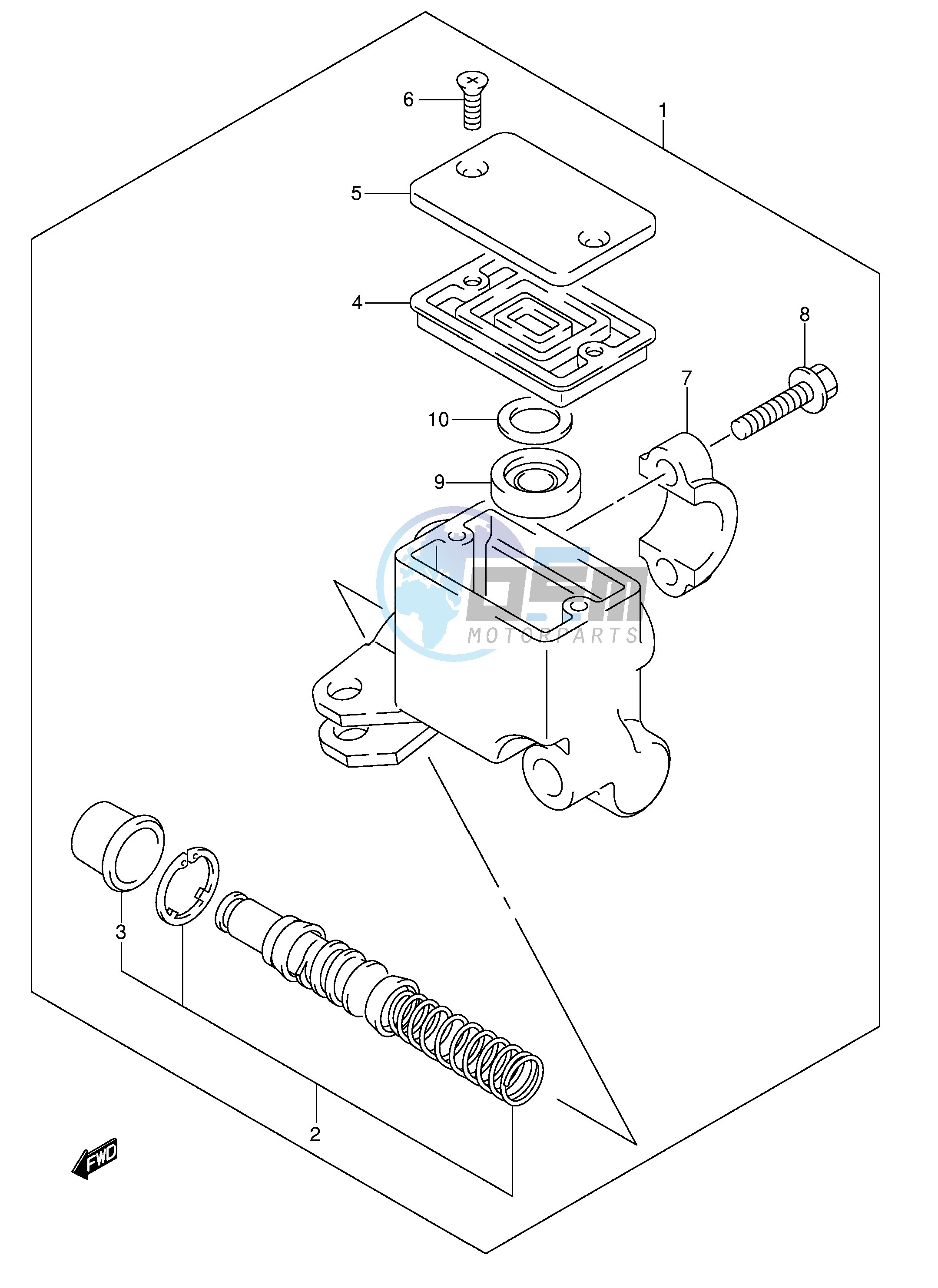 FRONT MASTER CYLINDER