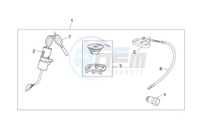 ETV 1000 Capo Nord - Rally Capo Nord drawing Lock hardware kit