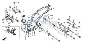 SH300R drawing FRAME BODY