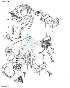 GSX1100 (Z-D) drawing ELECTRICAL